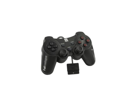 Controle XTREME 91230 Preto e Volante Analógico/Digital Gamepad Playstation 2