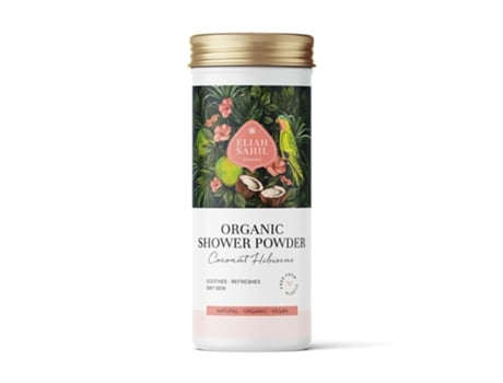 Eliah Sahil Organic Shower Powder Coconut Hibiscus Sabão em Pó 90 g1 Unidades