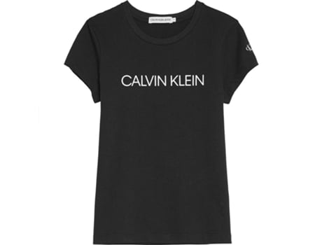 Calvin Klein Jeans Mirrored Logo Boxy Short Sleeve T-Shirt