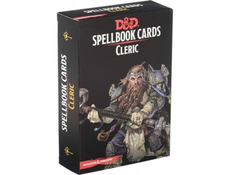 Jogo de Cartas  D&D Spellbook Cards: Cleric (Inglês - Idade Mínima: 8)