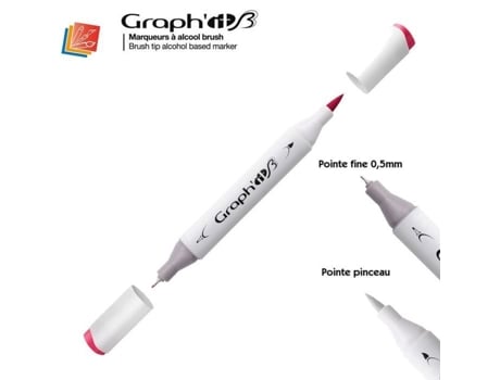 Marcador de álcool GraphIT Brush Marker da GraphIT - Cartela de cores Graphit 5245 - Esfregar