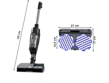 ROWENTA ASPIRADOR ROBOT 2 EM 1 ASPIRA E LAVA AUT 90MIN