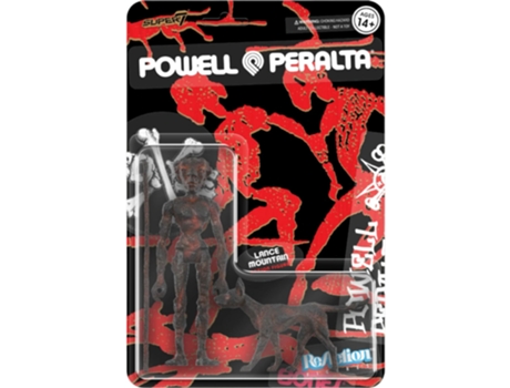 Figura Super7 POWELL PERALTA Lance Mountain Recolorir Reação 3.75 Figura