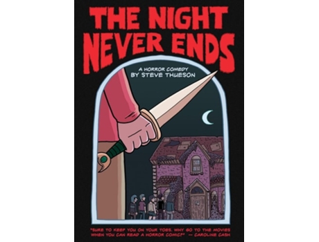 Livro The Night Never Ends de Steve Thueson (Inglês)