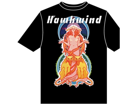 T-shirt HAWKWIND (XXl - Preto)