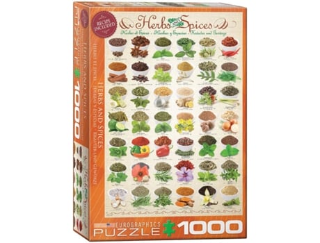 Puzzle 2D  Herbs and Spices 1000 pcs (1000 peças)