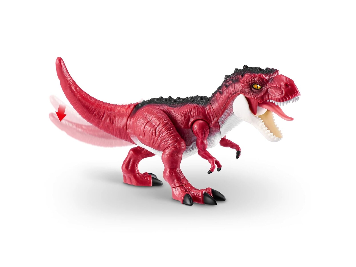 Dinossauro Zuru Robo Alive: Dino Action T- Rex Vermelho Figura articulada -  Zuru