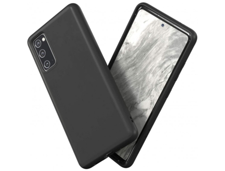 RhinoShield Capa Compatível com [Samsung Galaxy S20 FE] SolidSuit - Capa com Tecnología de Absorción de Golpes - Resistente a Impactos de más de 3.5 Metros - Preto Clásico