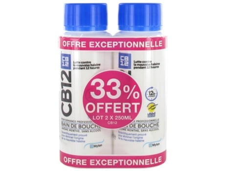 Enxaguatório bucal lote de 2 x 250 ml CB12