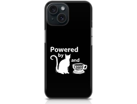 Capa Coffee Flexível para iPhone 13 Pro THE CASES MARKET Silicone Preto