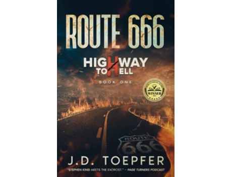 Livro Route 666 Highway to Hell de JD Toepfer (Inglês)