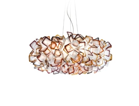 Candeeiro de Suspensão SLAMP Clizia Laranja 78cm