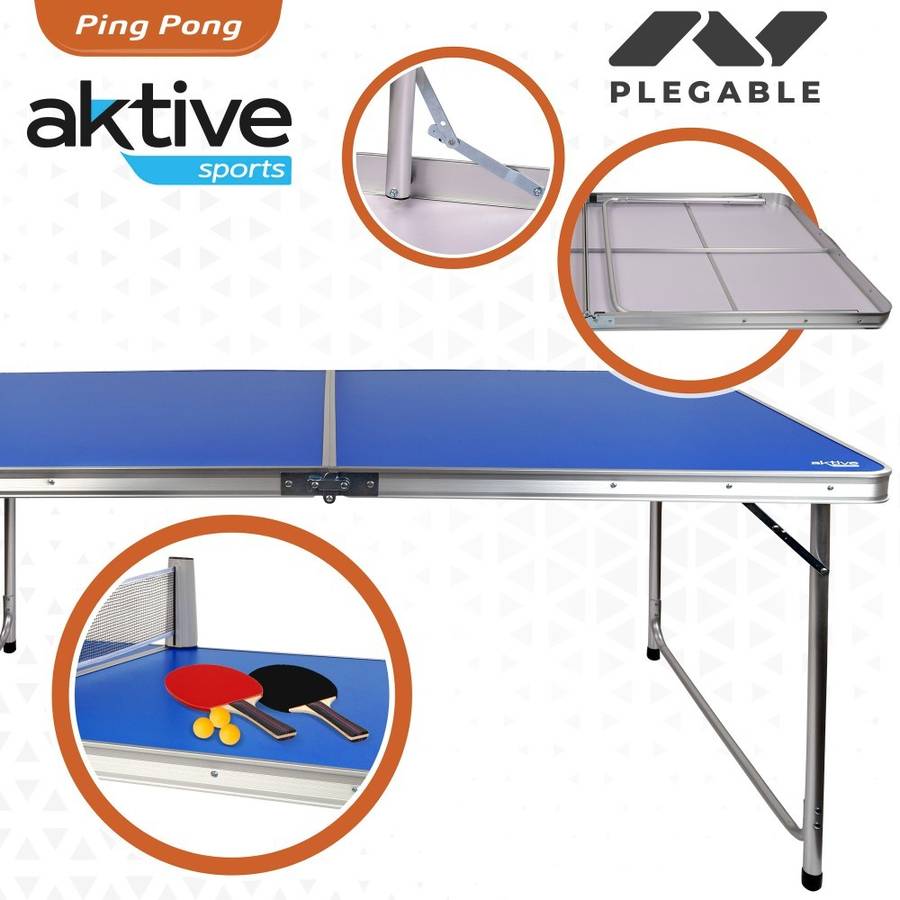 Mesa de ping pong dobrável 160x80cm Outsunny