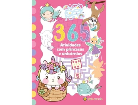 Livro 365 Atividades Com Princesa E Unicórnios de Mariana (Português)