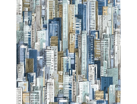 Papel de Parede NOORDWAND Friends & Coffee Cities And Skyline