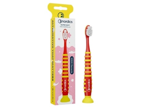 NORDICS Soft Cepillo de Dientes Rocket 10,500 Amarillo/Azul