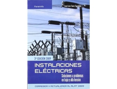 Livro Instalaciones Electricas. Soluciones A Problemas En Baja Y Alta Tension de Jose Carlos Toledano (Espanhol)