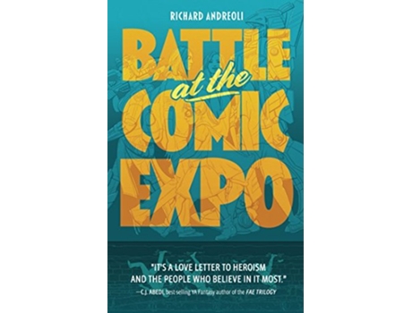 Livro Battle at the Comic Expo de Richard Andreoli (Inglês)