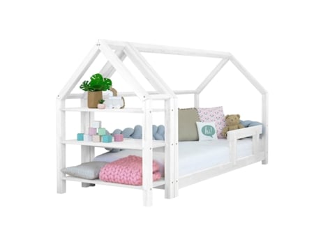 Cama Cabana Com Prateleira 120 X 200 Branco BENLEMI