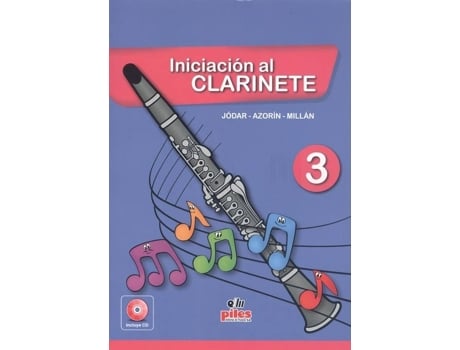 Livro Iniciación Al Clarinete Volumen 3 de Jose Antonio Jodar Guerrero (Espanhol)