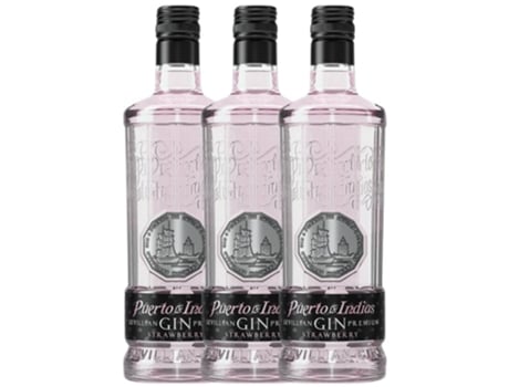 Gin PUERTO DE INDIAS Puerto De Indias Strawberry (0.7 L - 3 unidades)