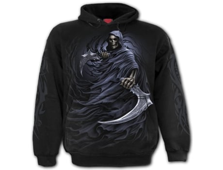 Sweatshirt Double Death  SPIRAL (M - Velo - Preto)