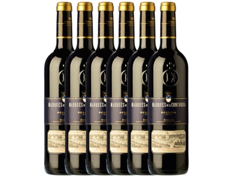 Vinho MARQUÉS DE LA CONCORDIA Marqués De La Concordia Tempranillo Rioja Reserva (0.75 L - 6 unidades)