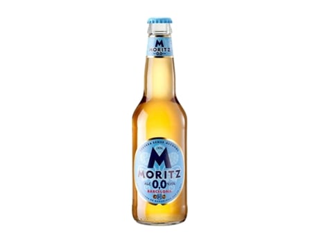 Cerveja MORITZ 0,0 Garrafa Terço Sem Álcool (0.33 L - 24 Unidades)