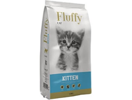 Ração para Gatos FLUFFY (1.5 Kg - Seca - Gatinhos - Sabor: Aves + Salmão)