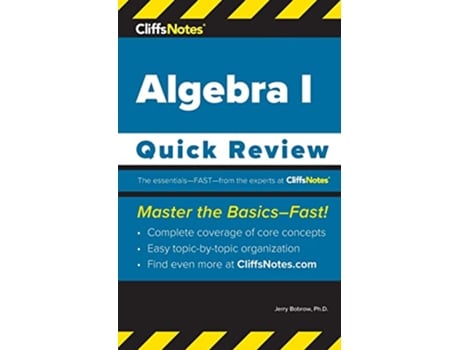 Livro CliffsNotes Algebra I Quick Review de Jerry Bobrow Phd (Inglês)