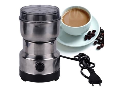 Moedor de café elétrico ROE Ollowshop® Moedor de grãos de café em aço inoxidável para nozes e especiarias CUQUE