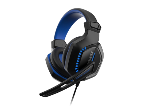 Auscultadores Gaming com Fio POBINSER Gx2 (Over Ear - Microfone - Preto)