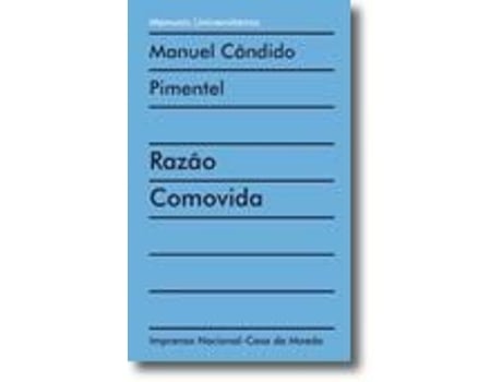 Livro Razão Comovida de Manuel Cândido Pimentel (Português)