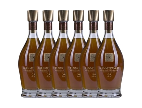 Uísque Single Malt Glenmorangie 25 Anos 70 cl (Caixa de 6 unidades)