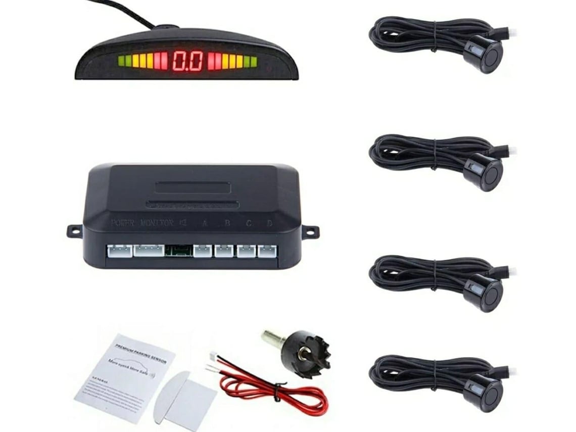 Parking Sensor Carro com sensor de estacionamento LED de backup