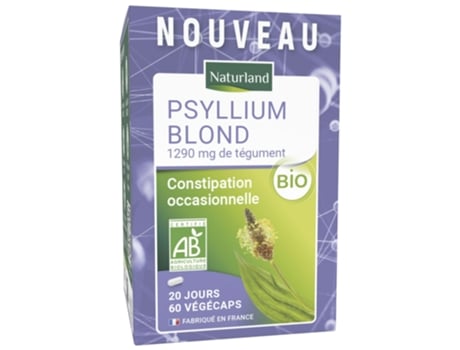 Naturlandia Psyllium Blond 60 Cápsulas Vegetais