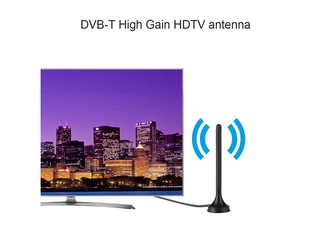 Antena de TV digital para coche, antena inalámbrica magnética DVB-T antena  UHF para coche - China Antena para coche, antena magnética