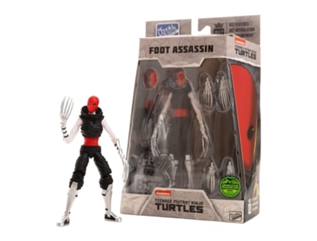 Figura The Loyal Subjects Tmnt Comics Foot Assassin 5 Bst Axn Figura Wave 3 TARTARUGAS NINJA