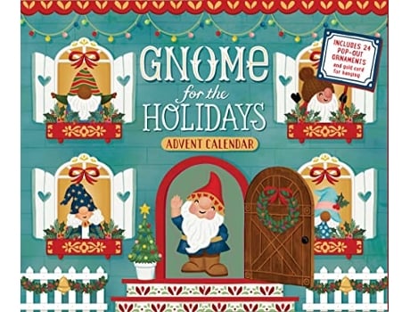 Livro Gnome for the Holidays Advent Calendar de Workman Calendars e Anita Ashfield-Salter (Inglês)