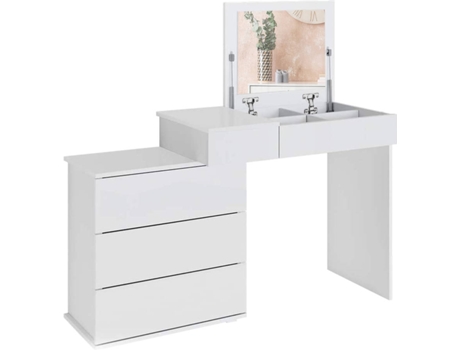 Toucador ML-DESIGN (Branco - MDF - 117.5x78x45 cm)