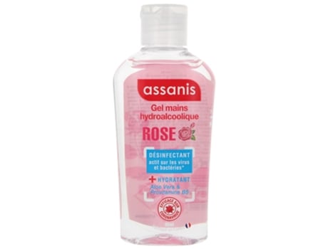 Gel Hidroalcoólico para Mãos 80 Ml Cheiro: Rosa ASSANIS