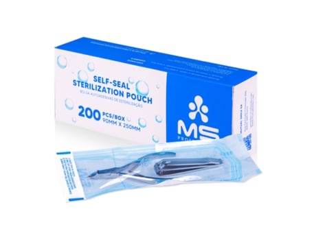 STERILIZATION POUCH/ Bolsas estetilização autoadesivas 200UND - MS PROFESSIONAL