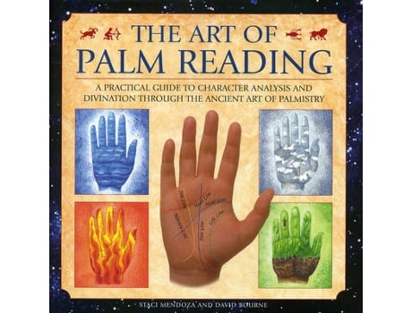 Livro art of palm reading de mendoza staci (inglês)