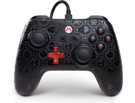 Capa comando Xbox POWER A Wired Control Shadow 1 Midnight Mario