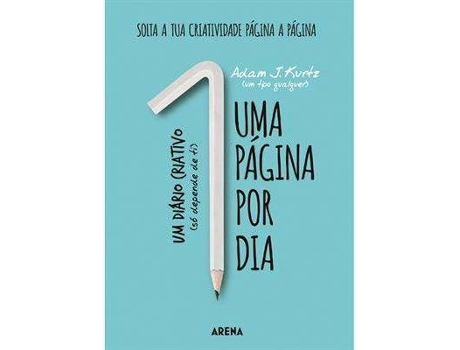 Livro Uma Página por Dia - Capa Azul de Adam J. Kurtz (Português)