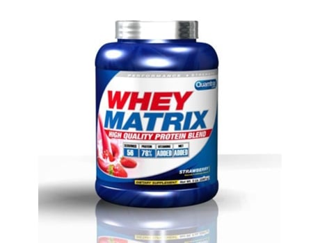 Suplemento Alimentar QUAMTRAX NUTRITION Quamtrax Nutrition Whey Matrix Protein 2260 Gr Morango