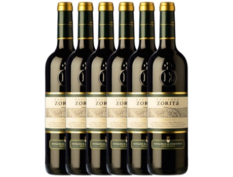 Vinho HACIENDA ZORITA Hacienda Zorita Marqués De La Concordia Tempranillo Arribes Crianza (0.75 L - 6 unidades)