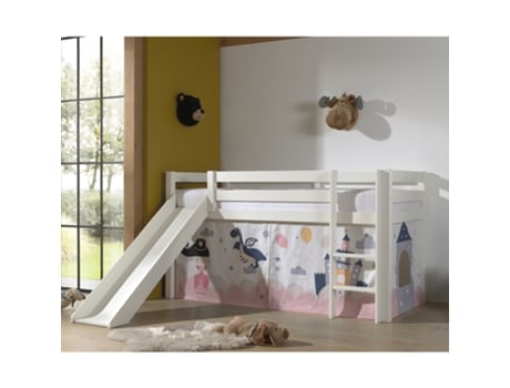 Cama Miheight Corrediça Cobertura Fairy PETITSMEUBLES Branco (90x200)