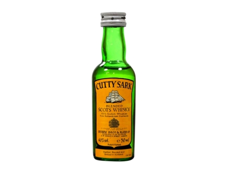 Whisky Blended CUTTY SARK Garrafa Miniatura (0.05 L - 12 Unidades)