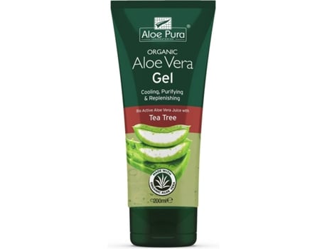 Creme Corporal  Aloe Vera Gel Com Árvore De Chá (200 ml)